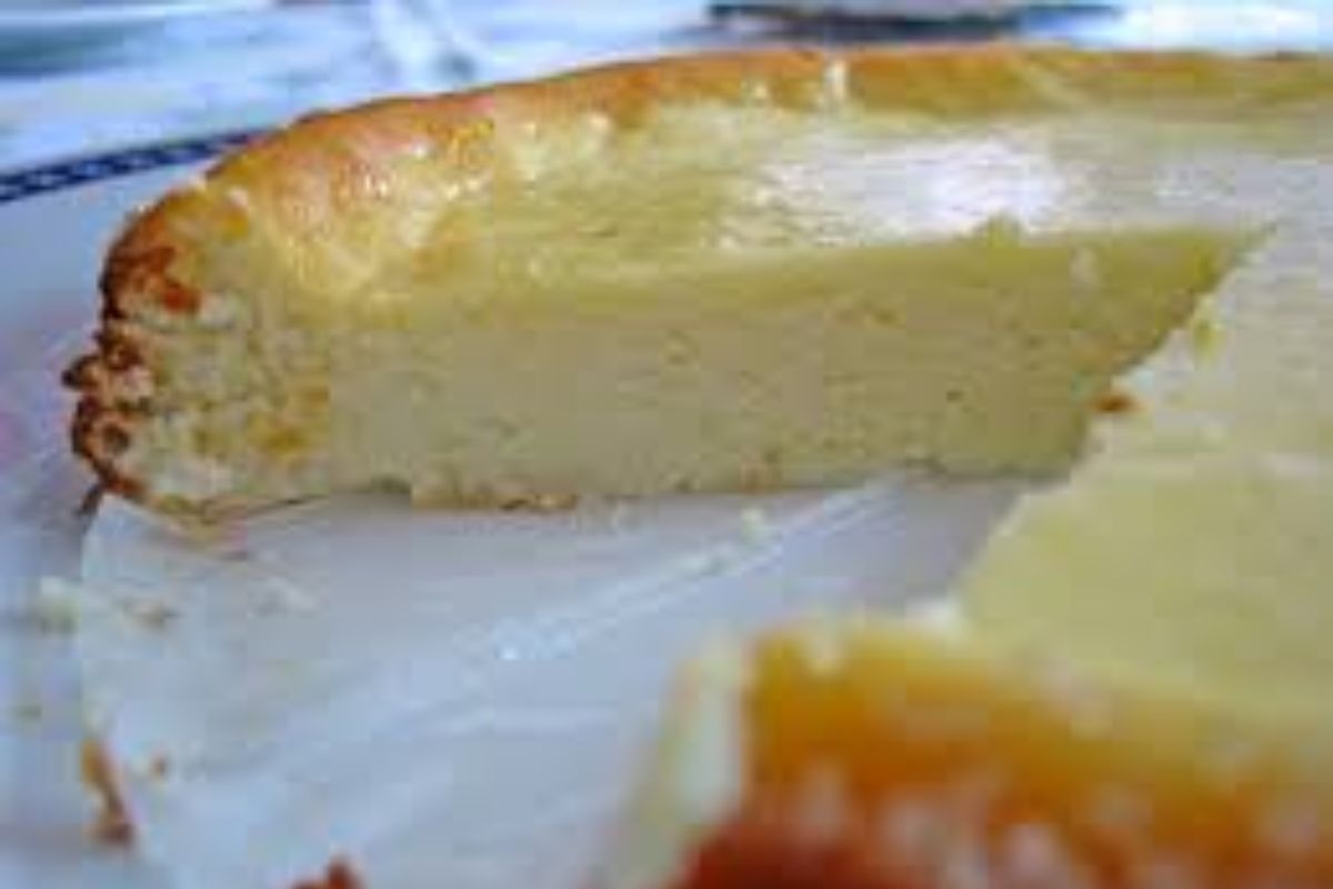 Torta Doce de Ricota com Uvas Passas