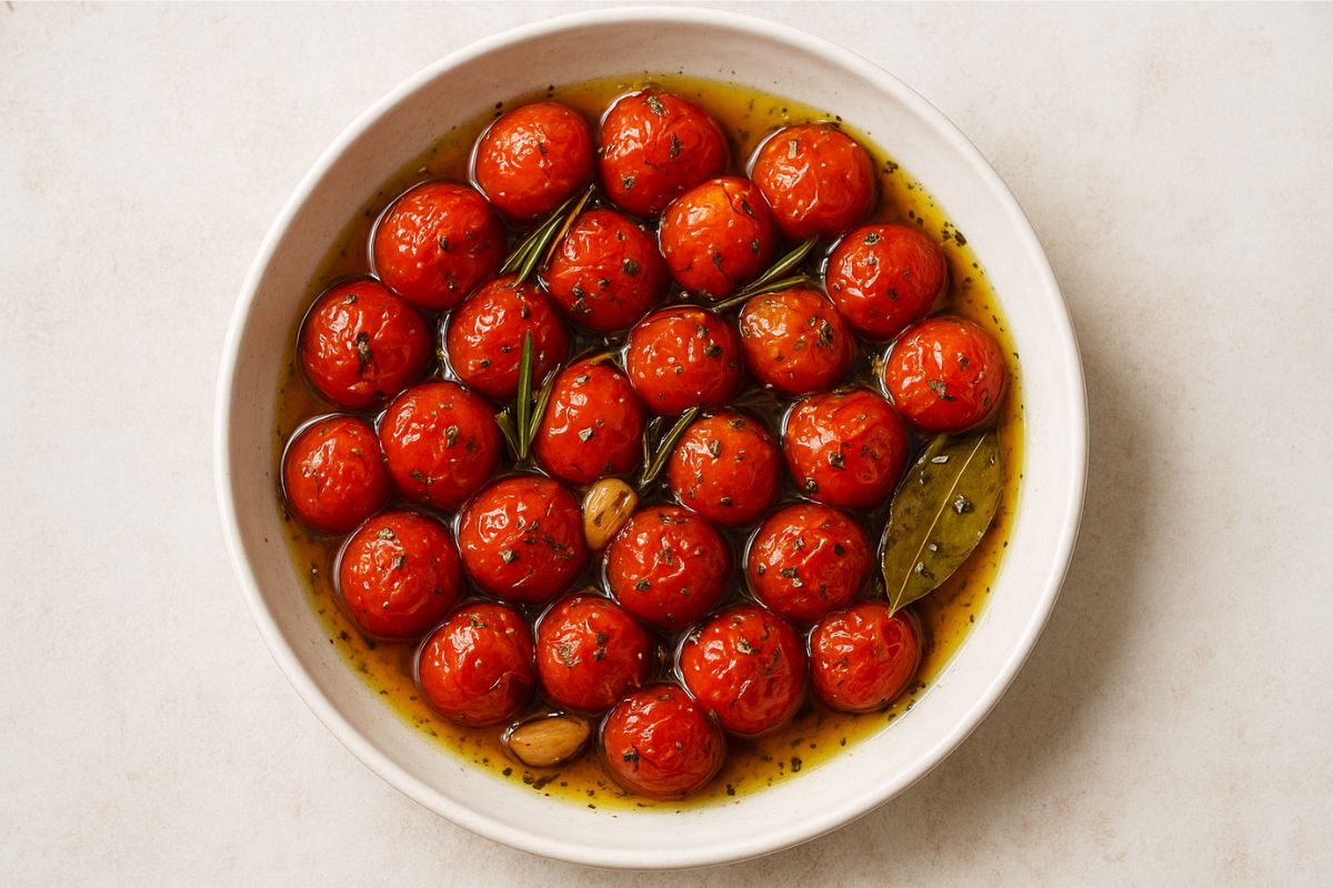 Tomates-Cereja Confitados