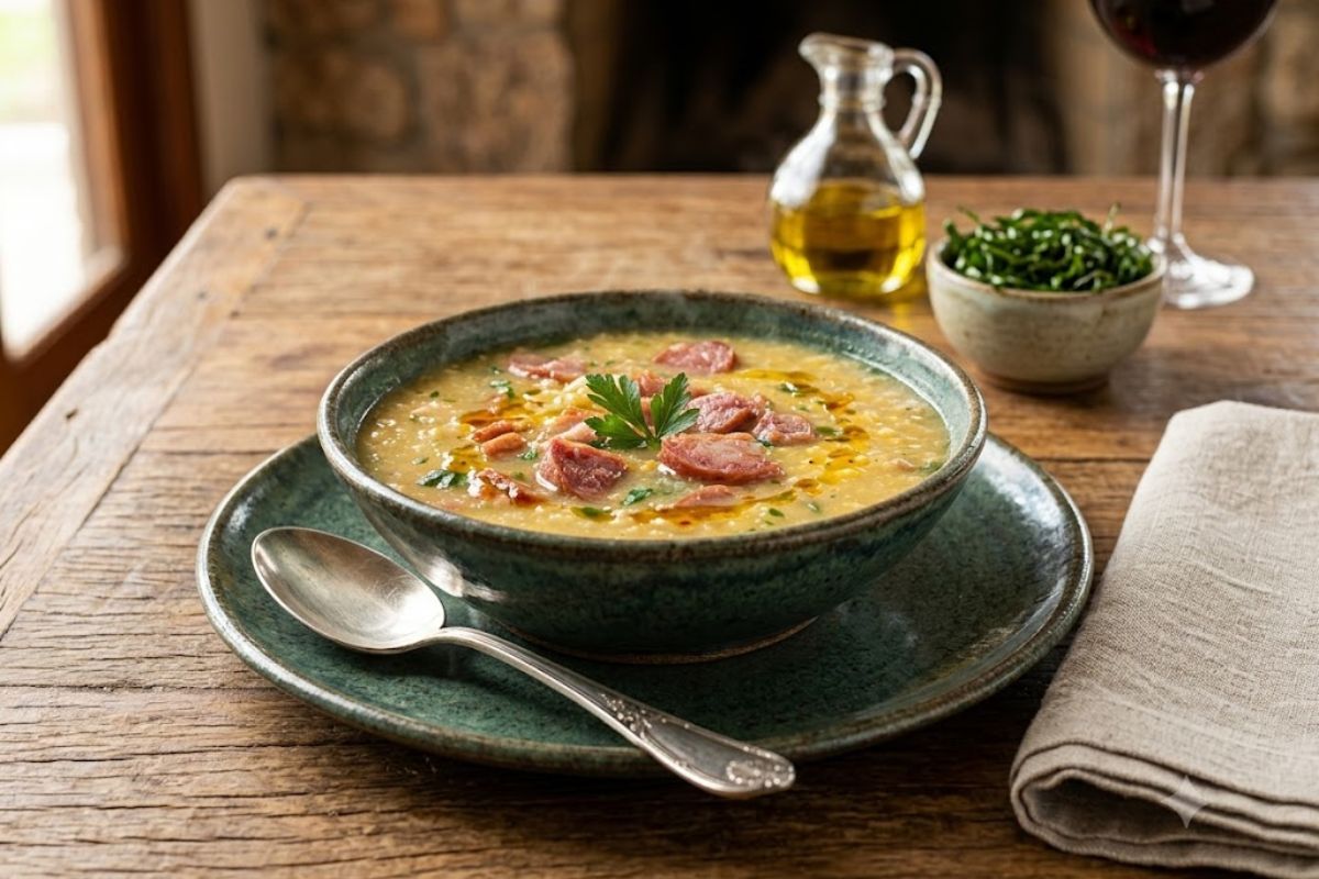 Canjiquinha com LInguiça Calabresa e Bacon